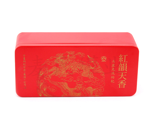 紅色內塞蓋枸杞鐵盒包裝 紅色內塞蓋枸杞鐵盒包裝