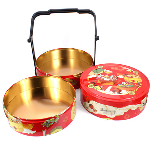 三層食品鐵盒包裝定制 三層食品鐵盒包裝定制